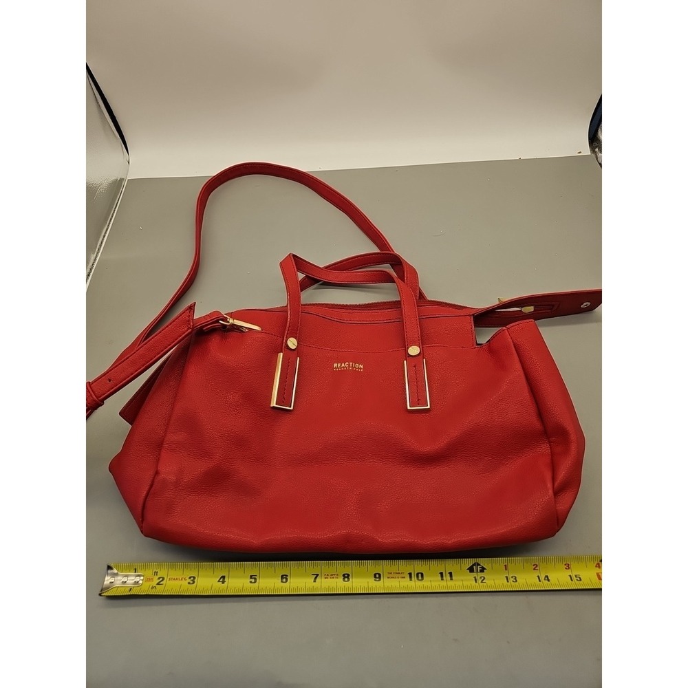 Kenneth Cole Reaction Purse - Red zipper pouches, 1 snap pouch - multi‎ pocket